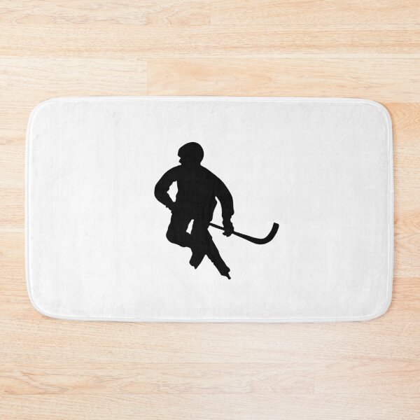 Item preview, Bandy Player Silhouette – Scandinavian Winter Sport Design designed and sold by rbgart.