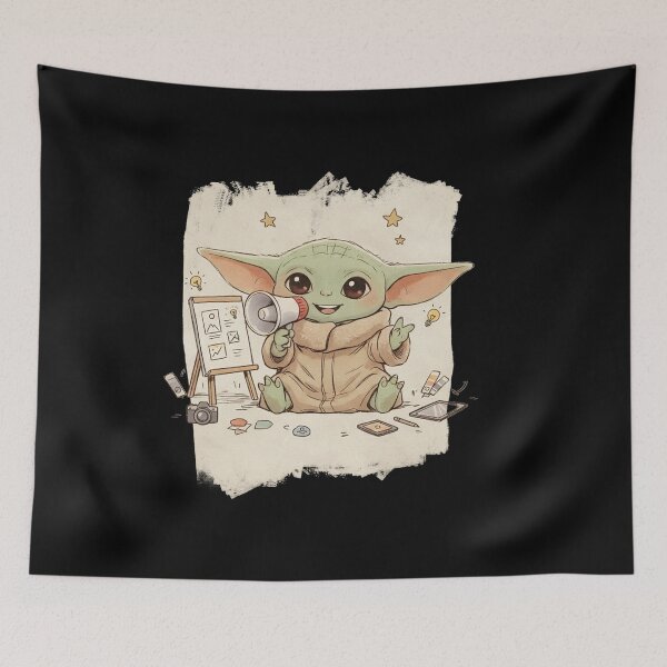 Item preview, BABY YODA ART DIRECTOR designed and sold by LIS AND MELIVERSO.