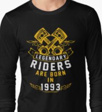 Legendary Riders Are Born In 1993 Long Sleeve T-Shirt