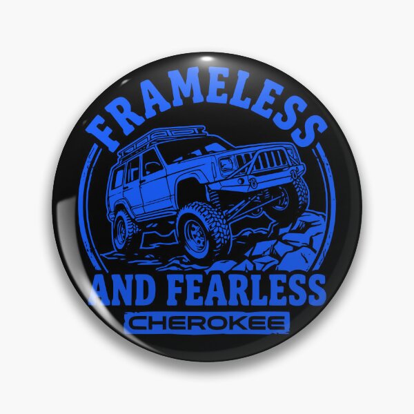Item preview, Cherokee XJ 4x4 Off Road Frameless and Fearless Blue designed and sold by Off-Road-Zone.
