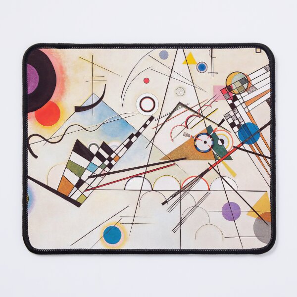 Aperçu de l'œuvre Composition 8 Art abstrait de Kandinsky HD créée et vendue par Retr0Tshirts.