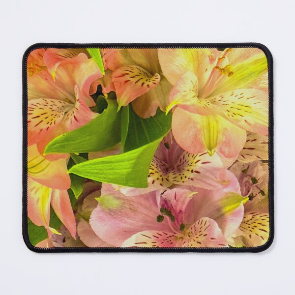 Item preview, Blush Alstroemeria Glow – Dreamy Pastel Botanical Art designed and sold by aadventures.