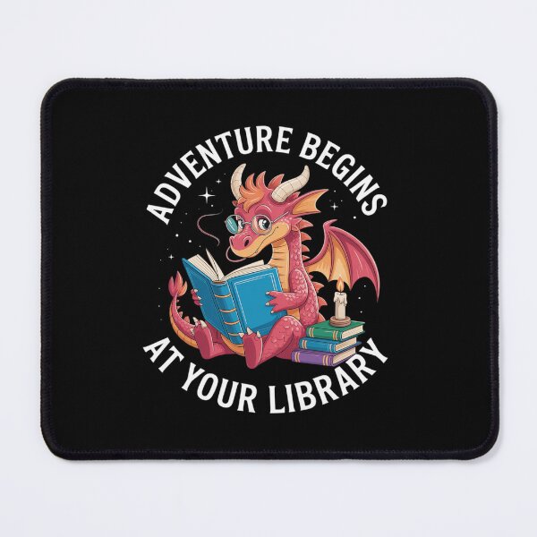 Item preview, Adventure Begins At Your Library Book Lover Summer Adventure designed and sold by DigitaldeligArt.