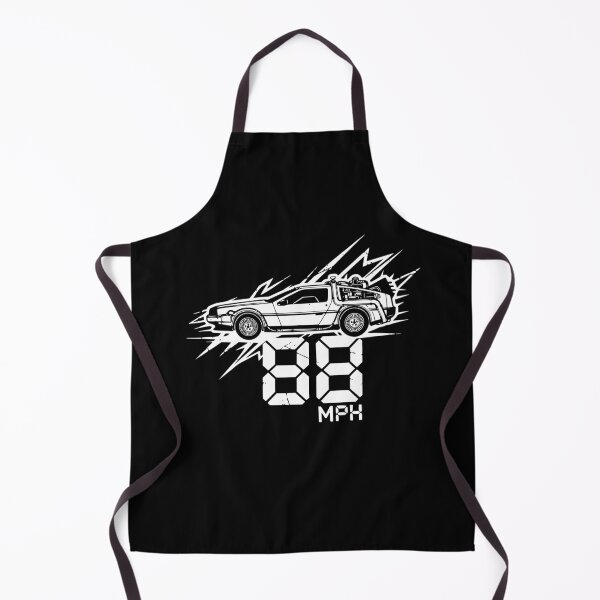 Item preview, 88 MPH Time Machine DeLorean Retro Cinema White designed and sold by Off-Road-Zone.