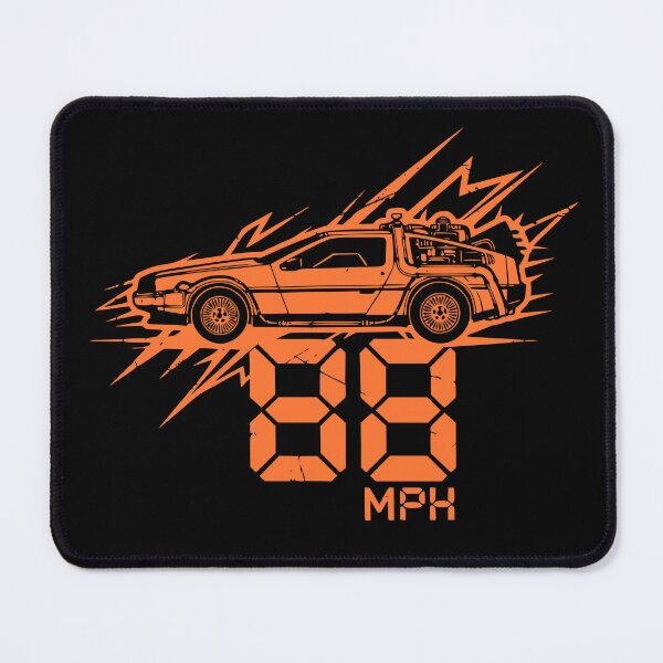 Item preview, 88 MPH Time Machine DeLorean Retro Cinema Orange designed and sold by Off-Road-Zone.
