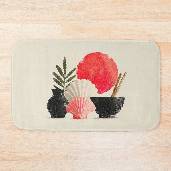 Item preview, Minimalist Japanese Red Sun Still Life designed and sold by bubblegoth.