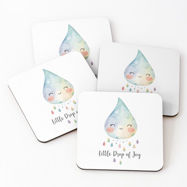 Item preview, Cute Raindrop “Little Drop of Joy” Illustration designed and sold by Moodune.