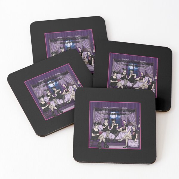 Item preview, Weird Girls Club Gothic Slumber Party Tea Time designed and sold by TeeARTHY.