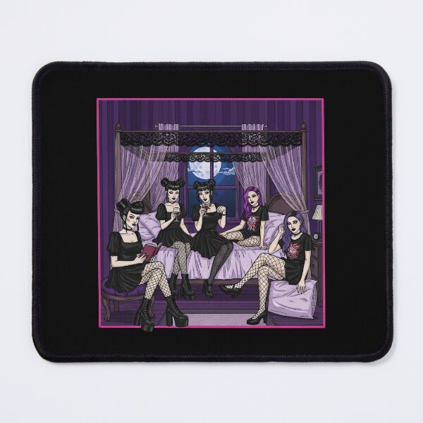 Item preview, Weird Girls Club Gothic Slumber Party Tea Time designed and sold by TeeARTHY.