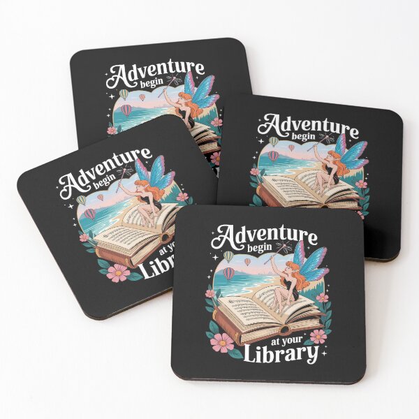 Item preview, Adventure Begins At Your Library Dragons Summer Reading designed and sold by DigitaldeligArt.