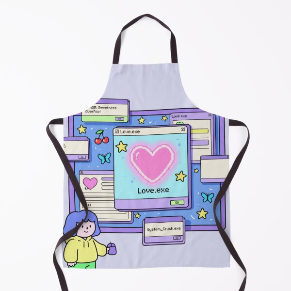 Item preview, Kawaii Love.exe Desktop - Sweetness Overflow Y2K Aesthetic designed and sold by HappySproutArt.