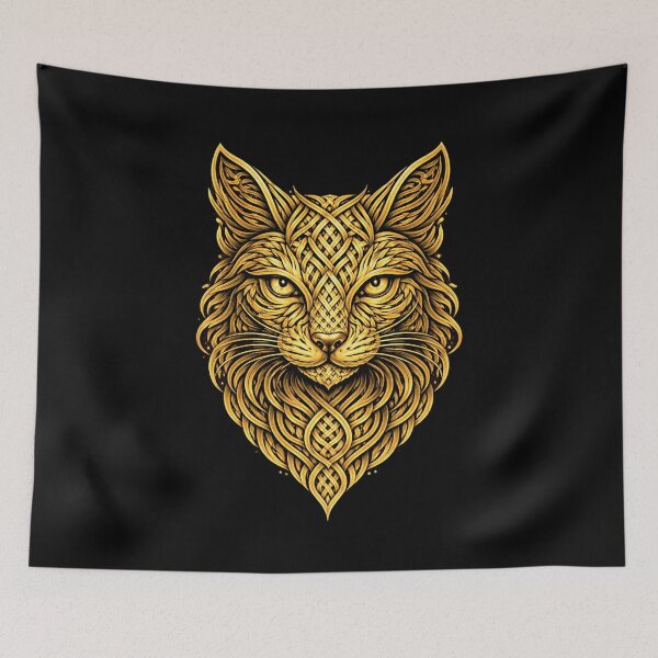 Item preview, Mystic Knotwork Cat designed and sold by MichalHau.