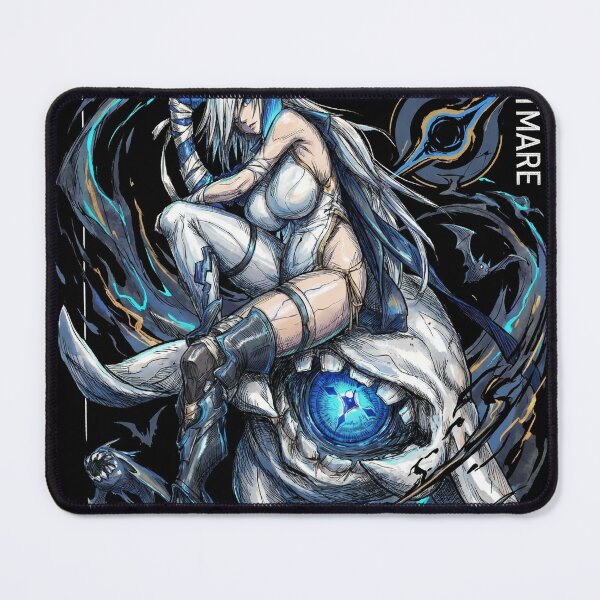 Item preview, Narja Chaos Zero Nightmare Silver Hair Sword Maiden Dark Fantasy Knight Gothic Anime Girl Fan Art Portrait Poster T-Shirt Sticker Print Gift designed and sold by Senpaiwaves.