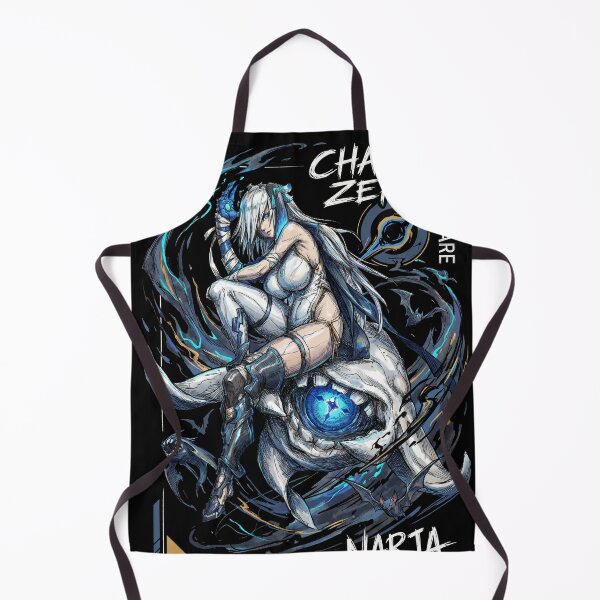Item preview, Narja Chaos Zero Nightmare Silver Hair Sword Maiden Dark Fantasy Knight Gothic Anime Girl Fan Art Portrait Poster T-Shirt Sticker Print Gift designed and sold by Senpaiwaves.