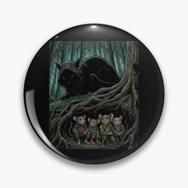 Item preview, Fantasy Cat Stalking Mice Parody Art designed and sold by Fenay Designs.