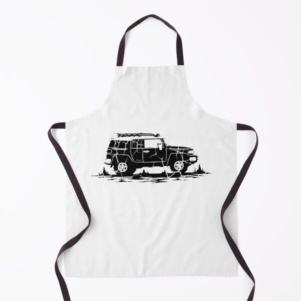 Item preview, Retro FJ Cruiser Off-Road 4x4 Silhouette Black designed and sold by Off-Road-Zone.