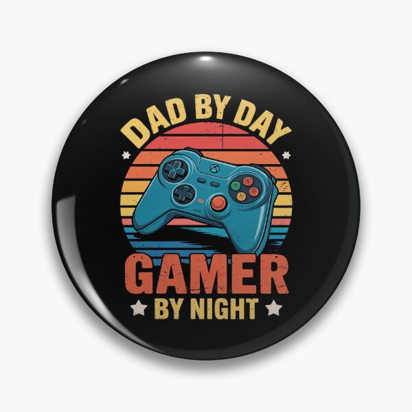 Item preview, Mens Dad by Day Gamer by Night Gaming Fathers Day Video Gamer Dad designed and sold by MarkLeedsArt.