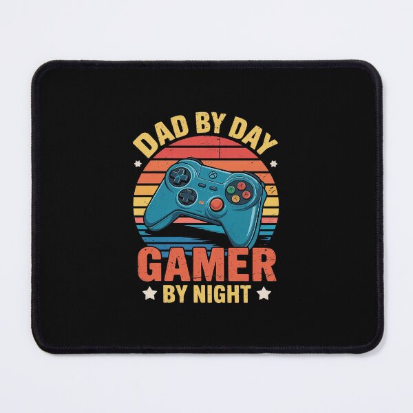 Item preview, Mens Dad by Day Gamer by Night Gaming Fathers Day Video Gamer Dad designed and sold by MarkLeedsArt.