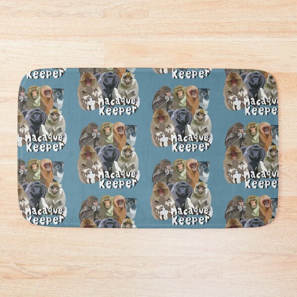 Item preview, M is for Macaque Keeper,Macaque Keeper: Caring for Intelligent and Social Primates designed and sold by PrettylittlepastelUk.