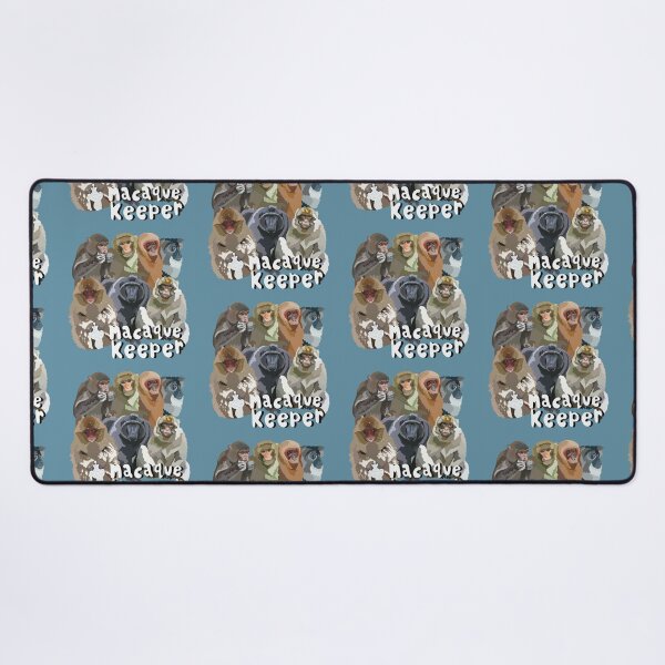 Item preview, M is for Macaque Keeper,Macaque Keeper: Caring for Intelligent and Social Primates designed and sold by PrettylittlepastelUk.