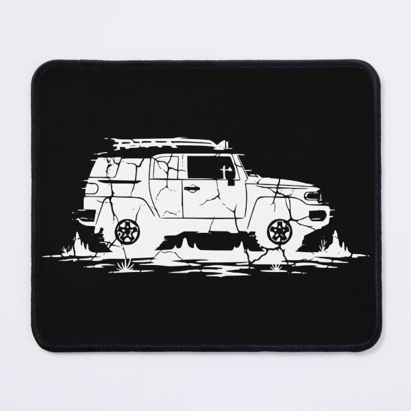 Item preview, Retro FJ Cruiser Off-Road 4x4 Silhouette White designed and sold by Off-Road-Zone.