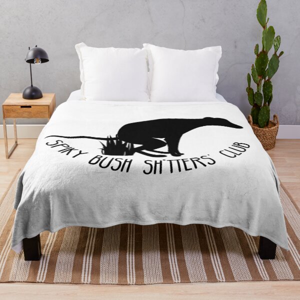 Item preview, Spiky Bush Sh*tters' Club - Hound Silhouette designed and sold by Tessa Draws Stoof.