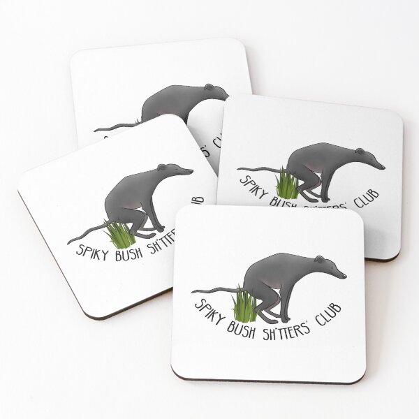 Item preview, Copy of Spiky Bush Sh*tters' Club - Black Hound designed and sold by Tessa Draws Stoof.