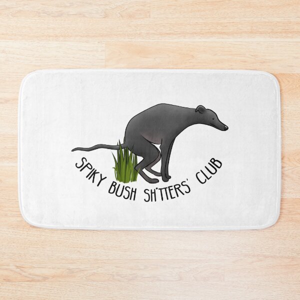 Aperçu de l'œuvre Copie de Spiky Bush Sh*tters' Club - Black Hound créée et vendue par Tessa Draws Stoof.