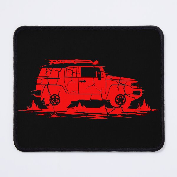 Item preview, Retro FJ Cruiser Off-Road 4x4 Silhouette Red designed and sold by Off-Road-Zone.
