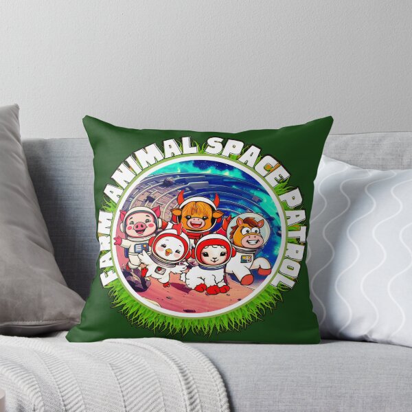 Item preview, farm animal space patrol designed and sold by ChicaTees.
