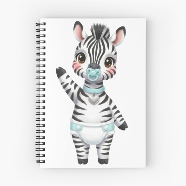 Item preview, Funny Baby Zebra with Pacifier and Diaper designed and sold by CHRIST5000.