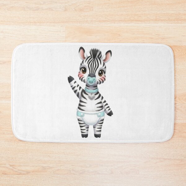 Item preview, Funny Baby Zebra with Pacifier and Diaper designed and sold by CHRIST5000.
