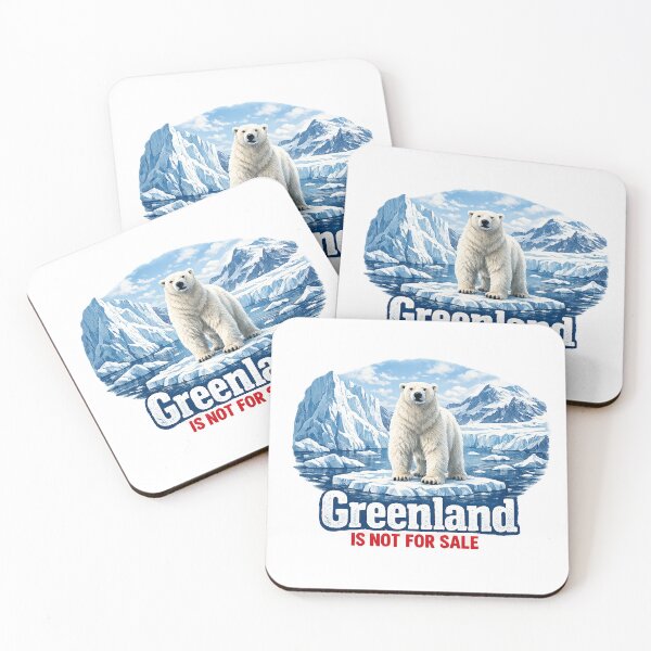 Item preview, Greenland Is Not For Sale – Polar Bear & Glaciers designed and sold by yaalow.