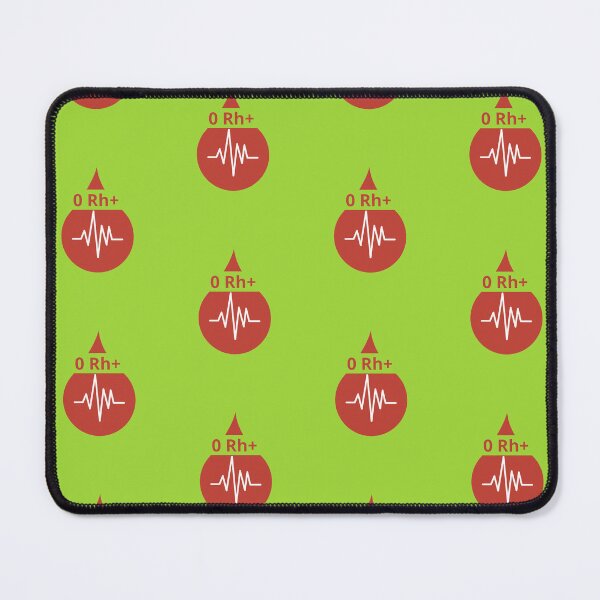 Item preview, Blood Type O Rh+ – Medical Heartbeat Symbol designed and sold by Rafcioo.