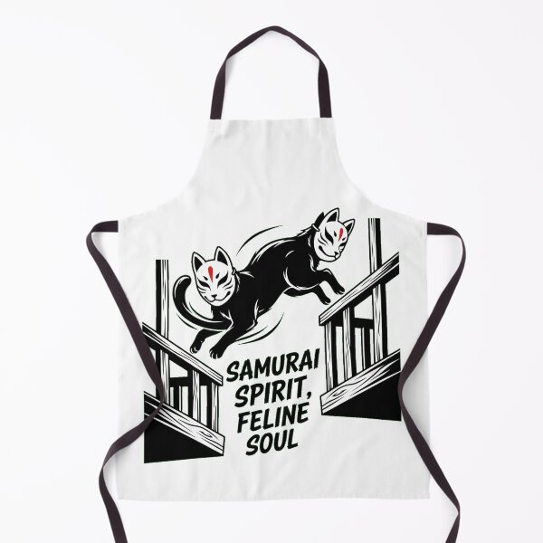 Item preview, The Shadow Prowler: Kitsune Mask Vigilante Cat designed and sold by Thaivi Design.