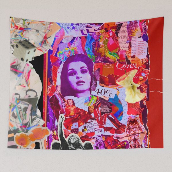 Item preview, Apple Core Collage designed and sold by Swooncake Press.