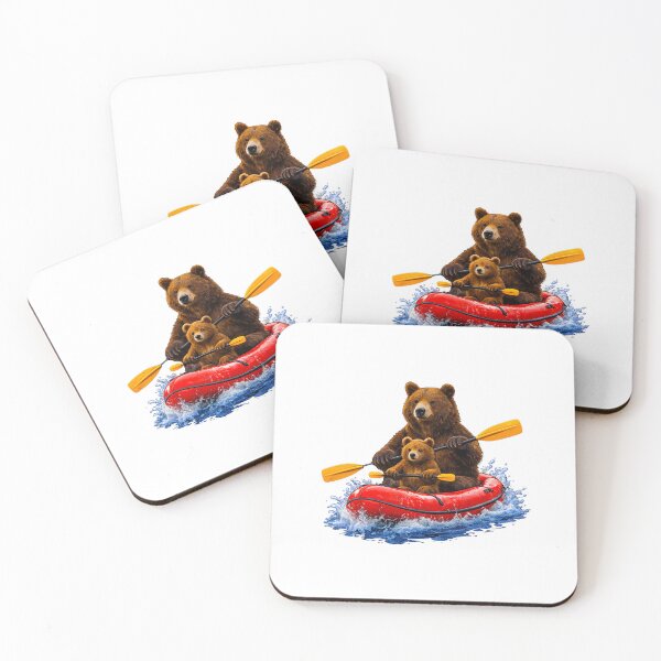 Item preview, Grizzly Bear and Cub Rafting Adventure designed and sold by TeeARTHY.