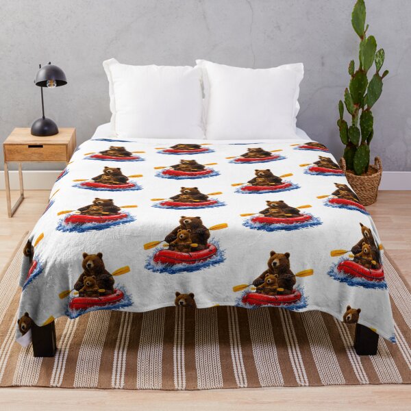 Item preview, Grizzly Bear and Cub Rafting Adventure designed and sold by TeeARTHY.