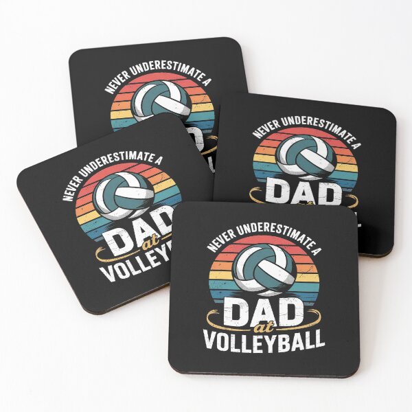 Item preview, Mens Dad at Volleyball Fathers Day Mens designed and sold by MarkLeedsArt.