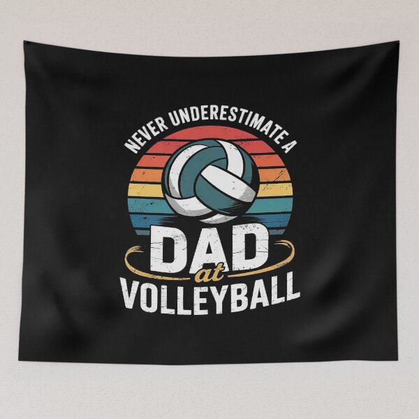 Item preview, Mens Dad at Volleyball Fathers Day Mens designed and sold by MarkLeedsArt.