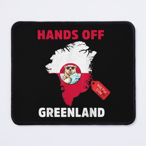 Item preview,  Hands Off Greenland, Greenland Is Not For Sale | Hands Off Greenlad | Yankee Go Home | Anti Trump | Greenland Protest designed and sold by waikibi ⭐⭐⭐⭐⭐.