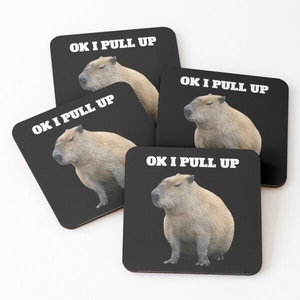 Item preview, Ok I Pull Up Capybara Art for Men Women Kids , Capybara Gift Lover  designed and sold by DZIRI NAJAT.