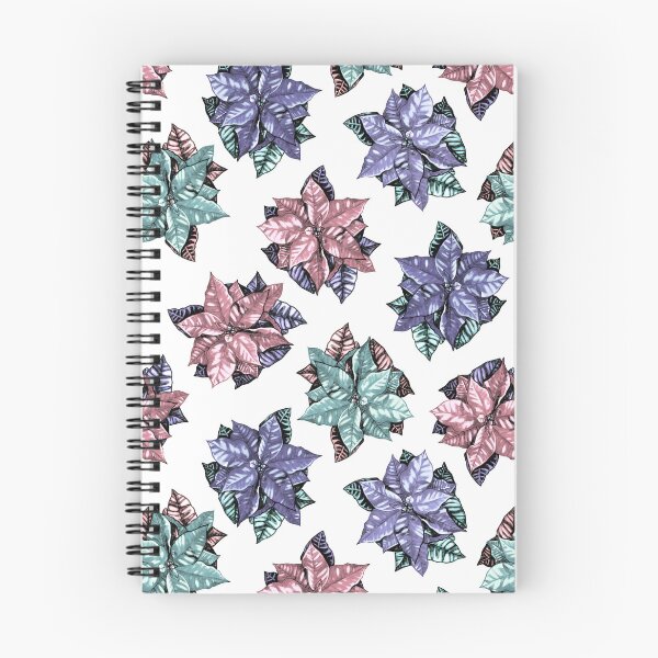 Item preview, Winter Poinsettia Pastels designed and sold by Kelsey Worth.