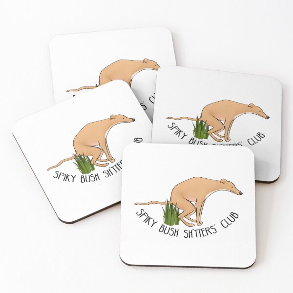 Item preview, Spiky Bush Sh*tters' Club - Fawn Hound designed and sold by Tessa Draws Stoof.