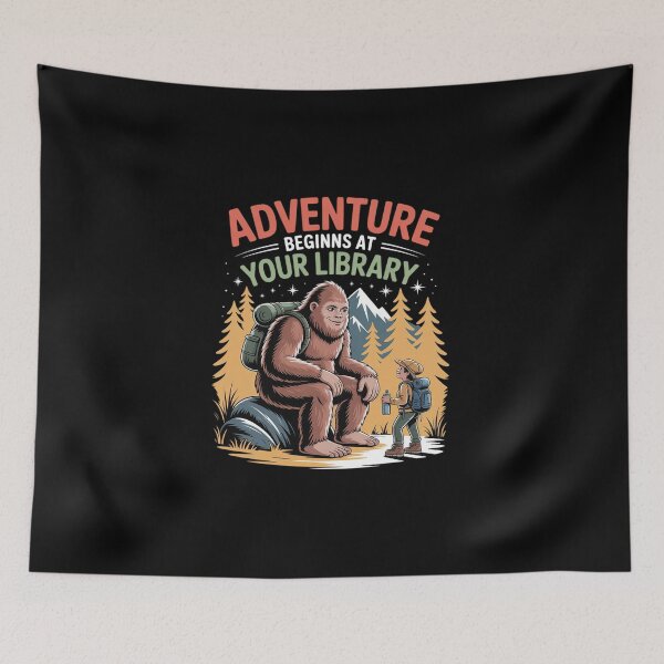 Item preview, Adventure Begins At Your Library Summer Reading 5 designed and sold by DigitaldeligArt.