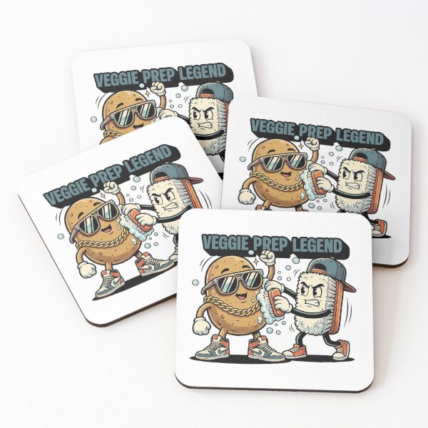 Item preview, Veggie Prep Legend Funny Kitchen Cleaning Cartoon Design designed and sold by MTJ-Mushrooms.