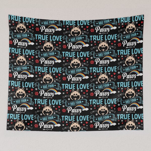 Item preview, True Love Has Four Paws Dog Lover designed and sold by GrumpySableye.