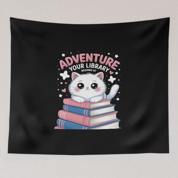 Item preview, Adventure Begins At Your Library Summer Reading 6 designed and sold by DigitaldeligArt.