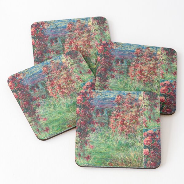 Item preview, La Maison Dans Les Roses by Claude Monet: Impressionist Garden Poster designed and sold by artofuniverse.