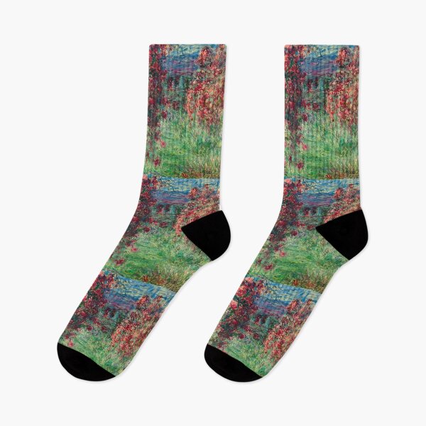 Item preview, La Maison Dans Les Roses by Claude Monet: Impressionist Garden Poster designed and sold by artofuniverse.